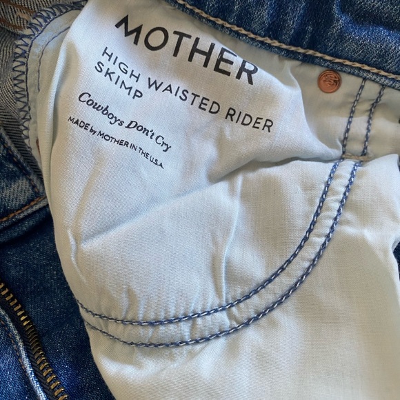 MOTHER high waisted rider skimp Jeans - Picture 9 of 11